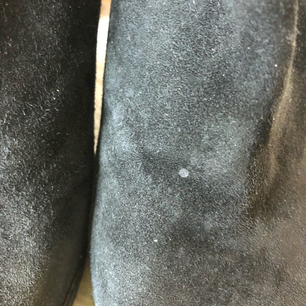 Stuart Weiztman Black Suede Pull On Booties Size … - image 6